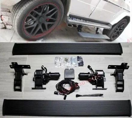 Комплект коротких электроприводных подножек для Mercedes-Benz G-Class W463A/W464 2018+ Мерседес Гелик гелентваген