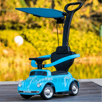 Детский электромобиль "Volkswagen Beetle" JQ618, голубой