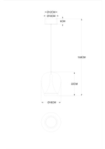 Подвесной светодиодный светильник Divinare CAMPO 5875/09 SP-15
