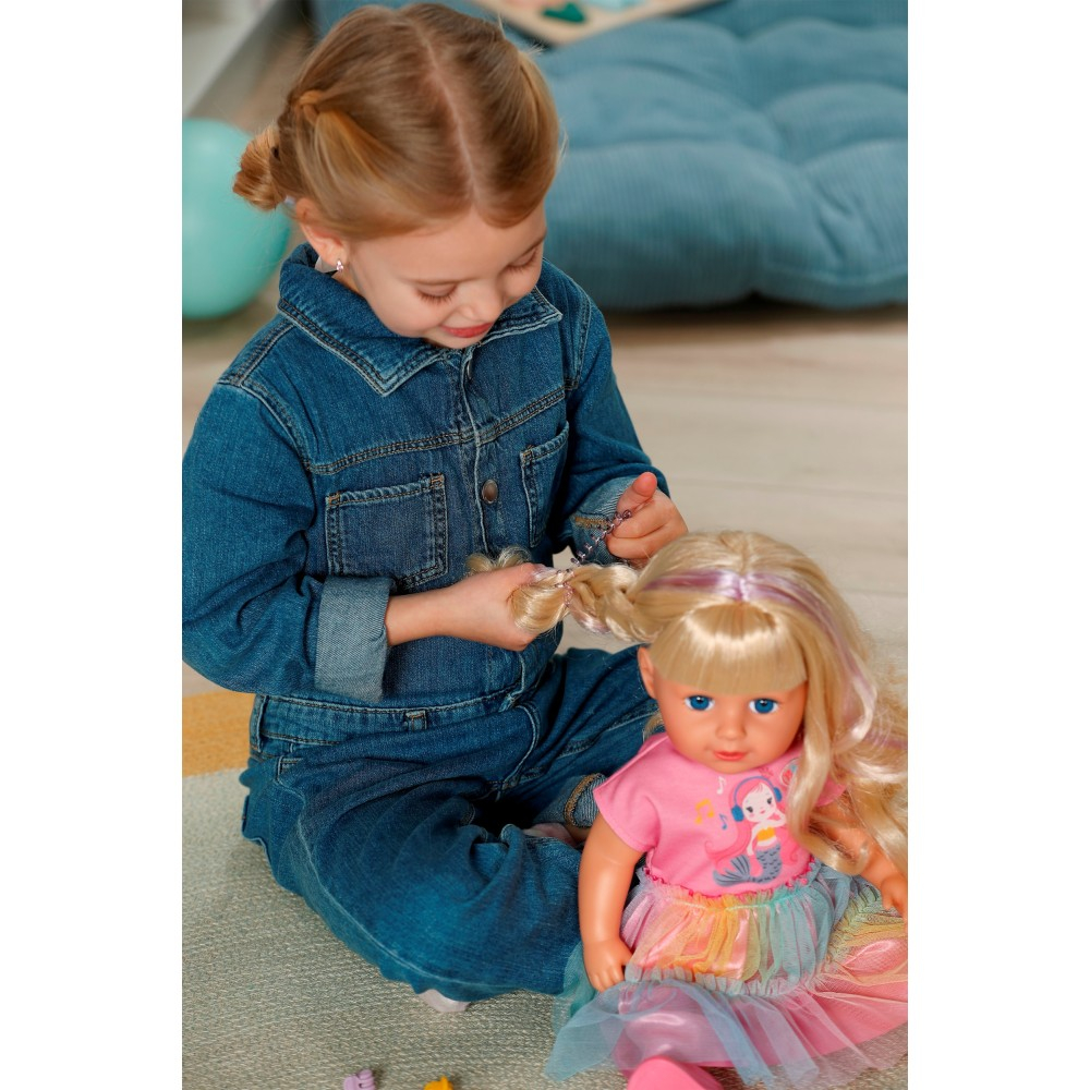 Zapf Creation 838006 — Кукла BABY born Карла 43 см с аксессуарами для волос — фото 13