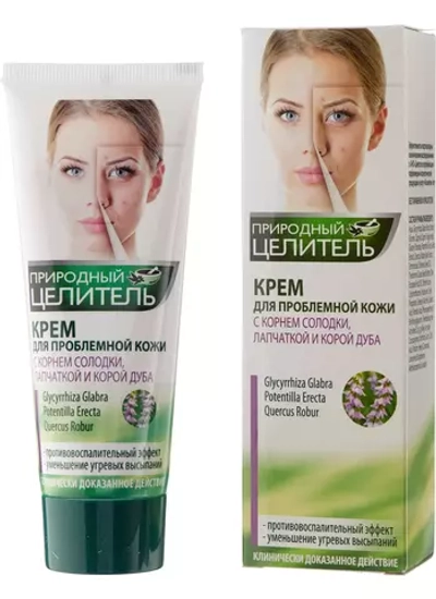 Крем для проблемной кожи, 75мл, Природный Целитель
