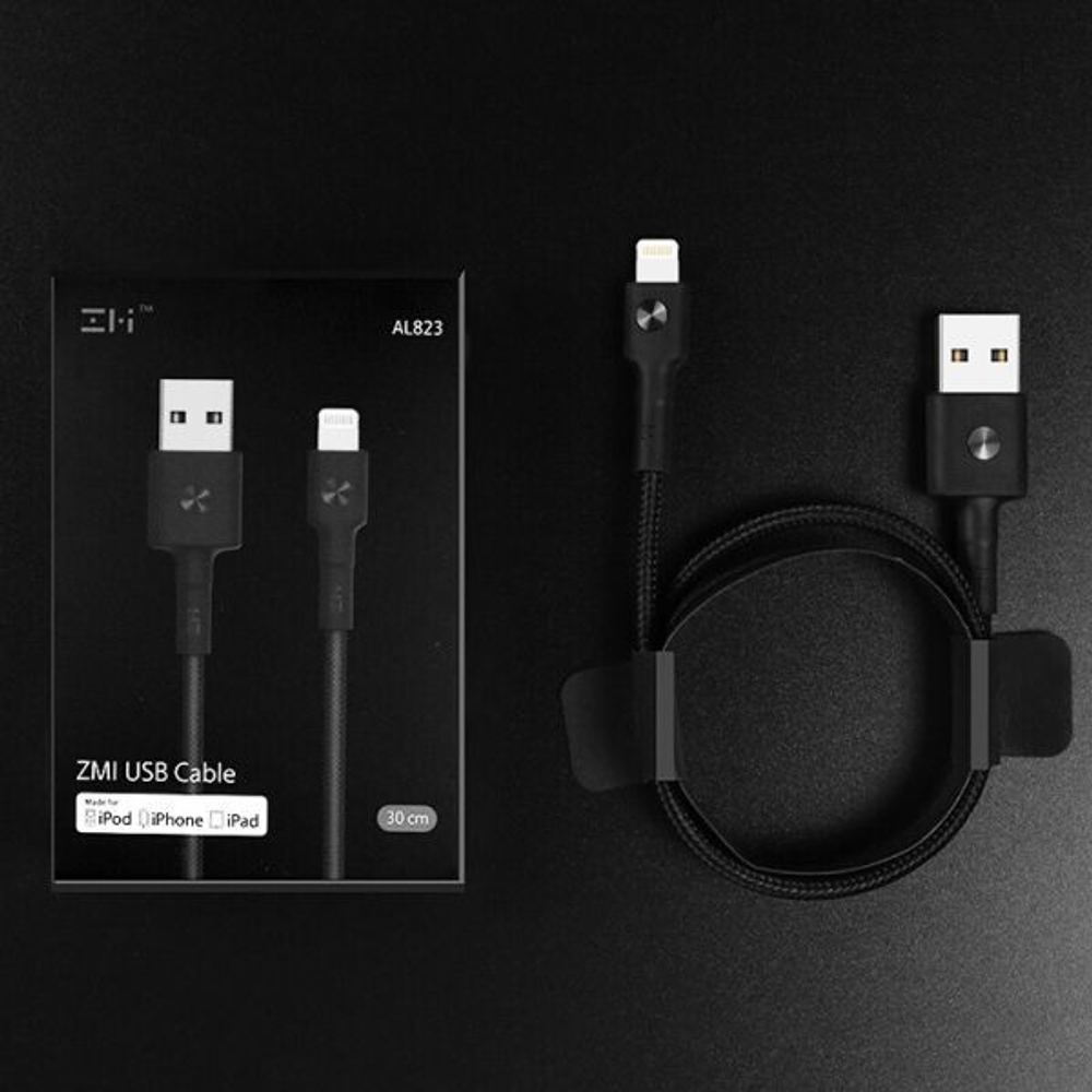 Кабель USB/Lightning Xiaomi ZMI MFi 30см