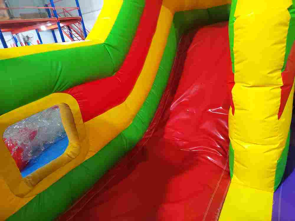 Коммерческий надувной батут «Сафари-джунгли», 5x5x3 м