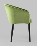 Стул с подлокотниками Нейтон велюр травяной