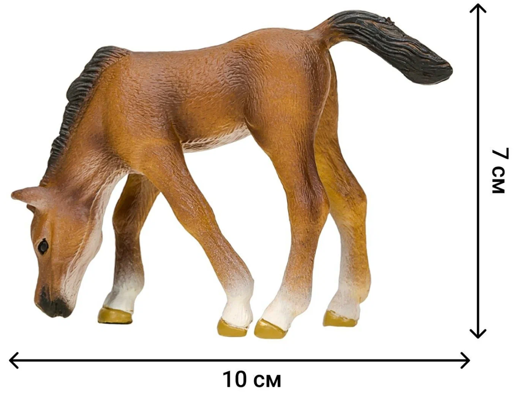 Игровой набор Masai Mara Мир домашних животных: американская лошадь, жеребенок, 8 предметов