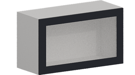 Кухня Модуль ШВГС 809 Графит / Индиго