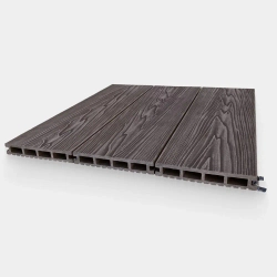 Террасная доска из ДПК Best decking WIDE 190*24 пустотелая 3D Тиснение/вельвет Цвет Венге