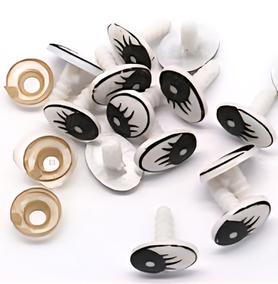 Глазки винтовые с фиксатором, 11х15 мм