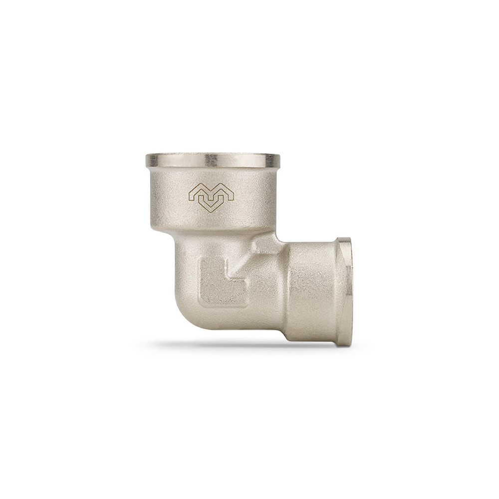 Отвод редукционный с внутренней резьбой Varmega - 3/4" x 1/2" ( никелированная латунь)