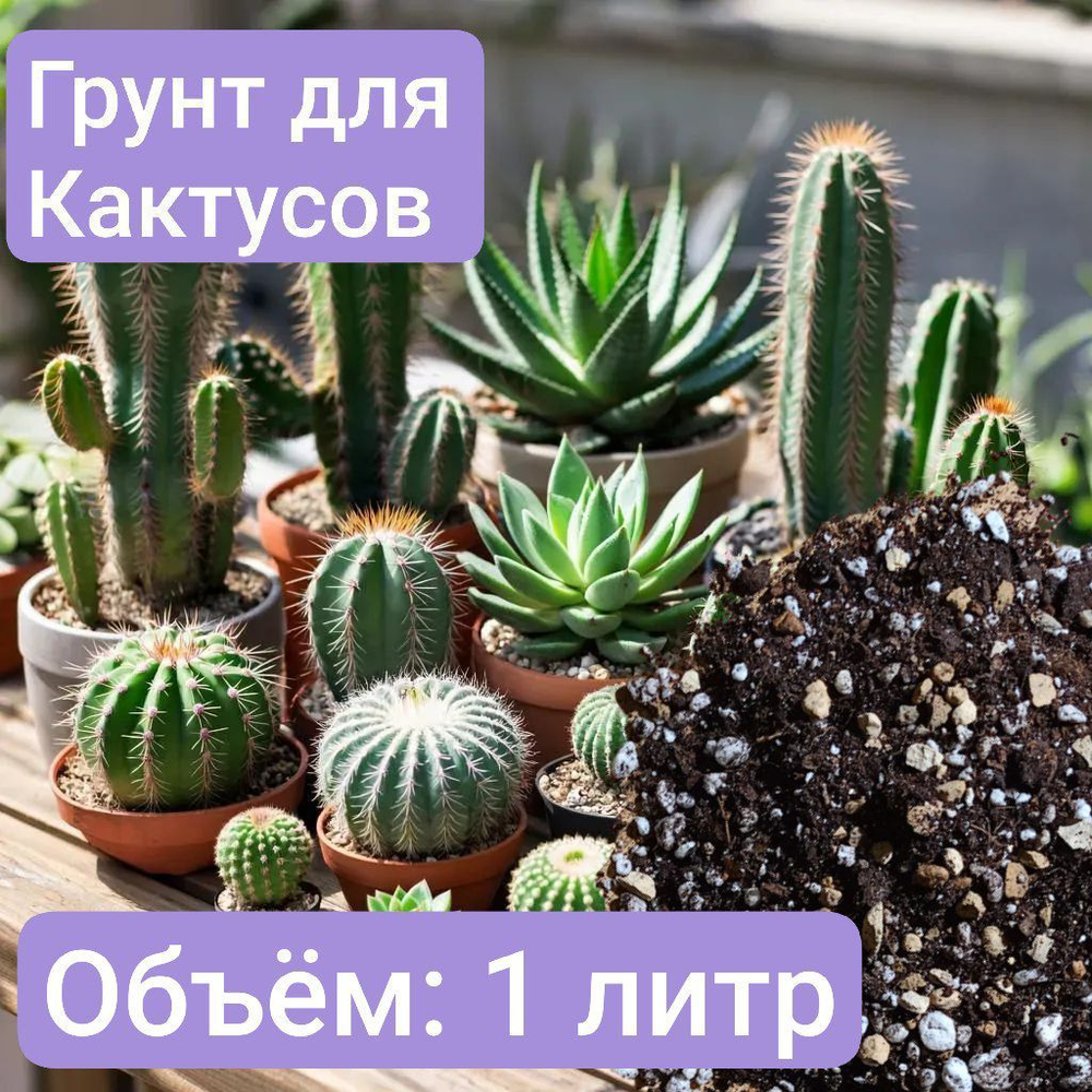 Авторский грунт для Какутусов 2 литра
