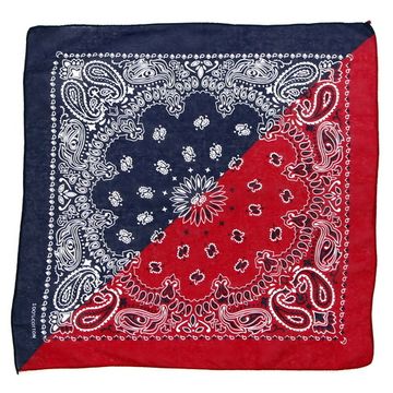 Бандана классика красно-синяя (034)