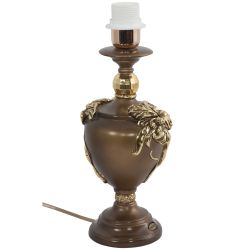 Настольная лампа Флер де Лис Бронза с абажуром №38 Vatican (Ватикан) Черный