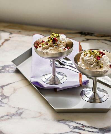 Салатник Hay Italian Ice Cup, нержавеющая сталь, 9 см, серебристый