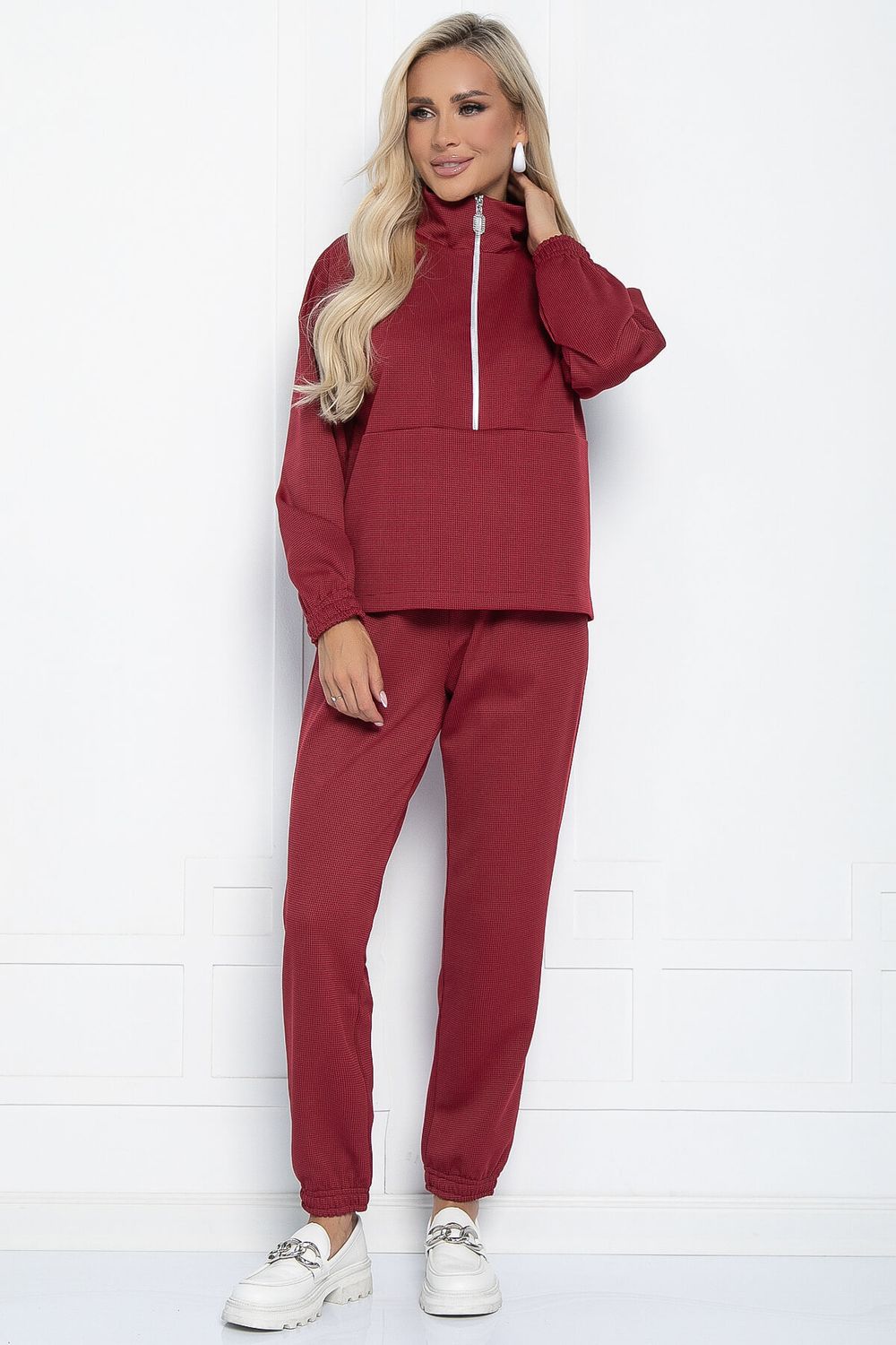 Костюм Спорти (бордовый) К11082 LT Collection