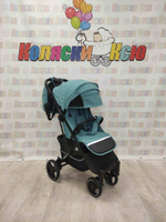 Коляска прогулочная Baballo Future 2024 бирюзовая (черная рама)