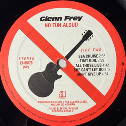 Виниловая пластинка Glenn Frey ‎– No Fun Aloud LP