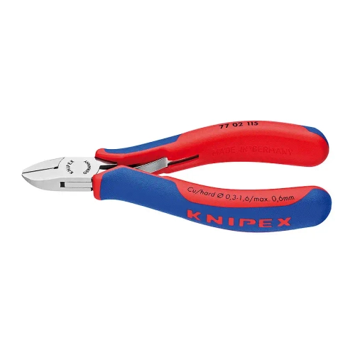 Кусачки боковые для электроники 115 мм Knipex 77 02 115