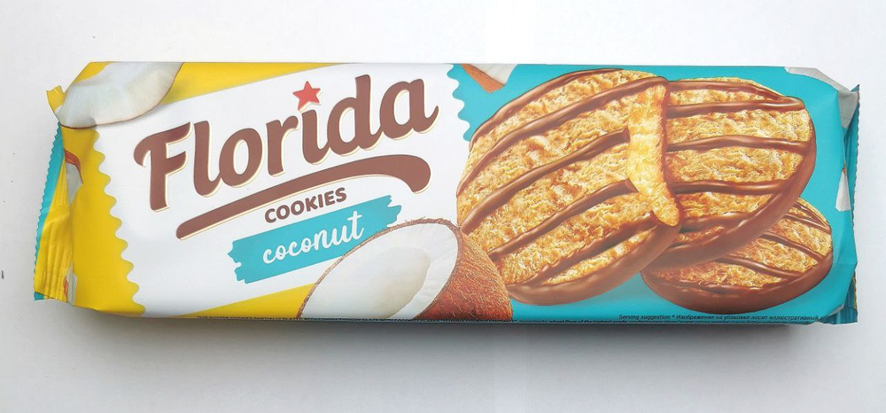 Печенье сдобное ''Florida с кокосовой стружкой'' 169гр
