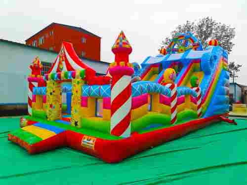 Коммерческий надувной батут «Парк развлечений 5» 12*6*7 м