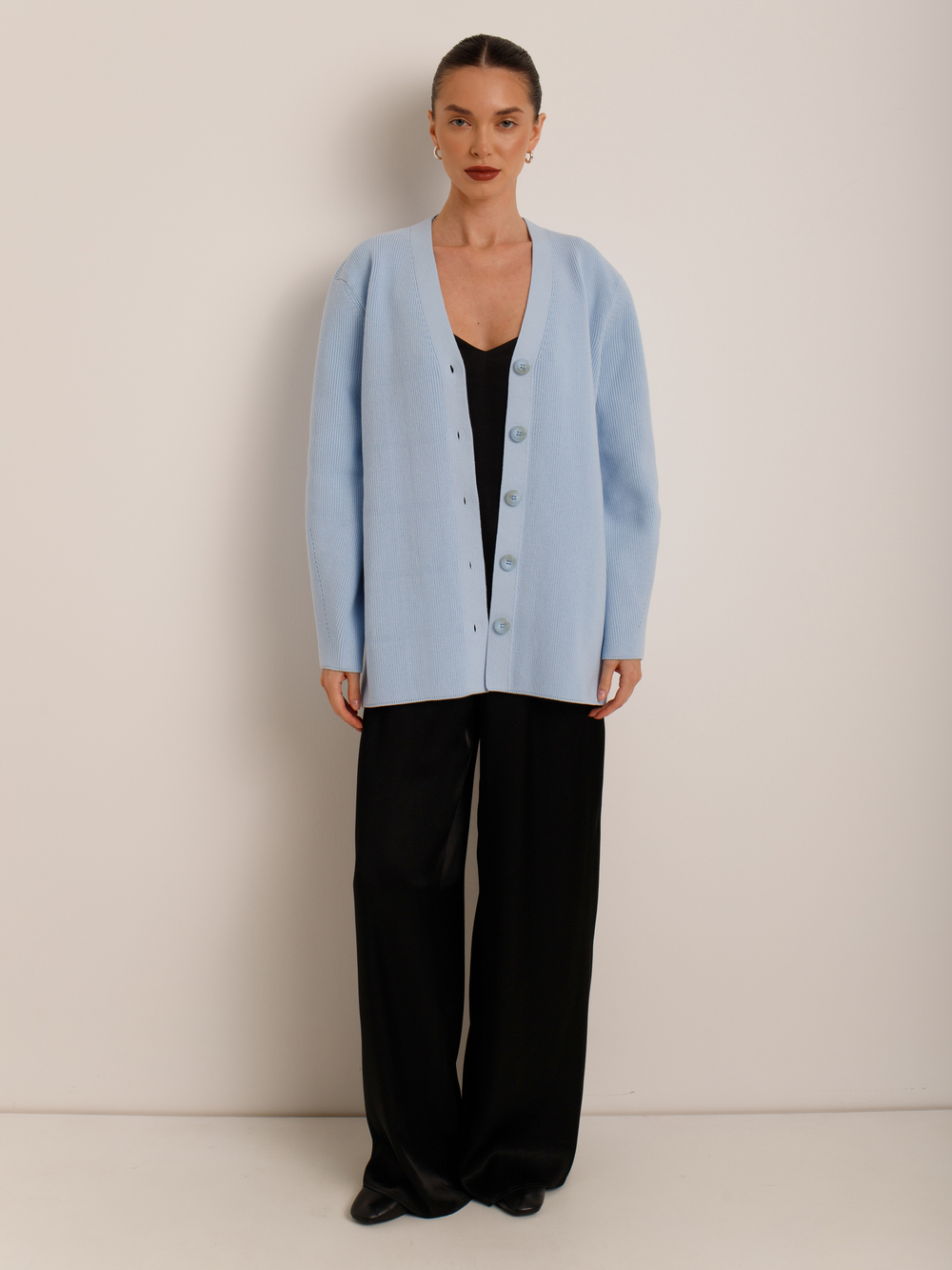 Кардиган удлиненный из хлопка