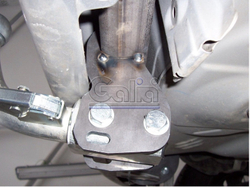 Фаркоп оцинкованный Galia T057A для Toyota Yaris 2005-2014(паспорт и сертификат в комплекте)(без электрики)