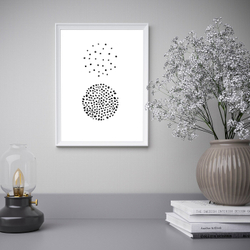 IKEA BILD  (ИКЕА БИЛД)  -  Плакат, точки, 30x40 см