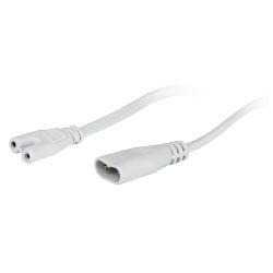 Кабель соединительный для линейного светильника ЭРА C7-С8-0,25 2-pin 0.25 м коннекторы IEC C7-IEC C8