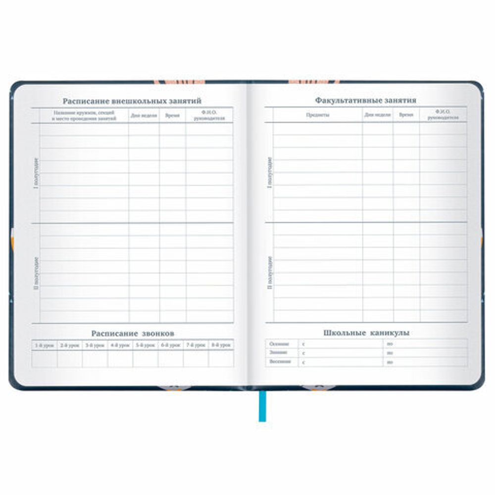 Дневник 1-11 класс 48 л., кожзам (твердая с поролоном), печать, наклейки, BRAUBERG, "Котики", 106946