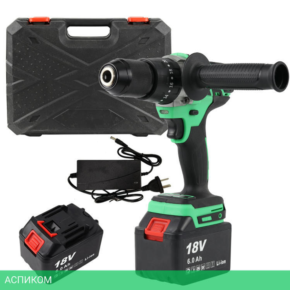 Дрель-шуруповерт Zitrek Green Impact 18V (063-4046)