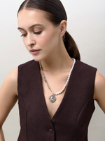 Колье "Coin" Pearl Bicolor