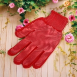 Перчатки нейлоновые «Классика» с ПВХ покрытием красные 8 р-р набор 5 пар