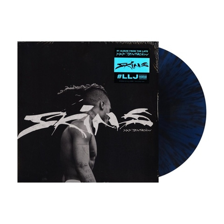 Xxxtentacion Skins (Translucent Blue w/Black Splatter)