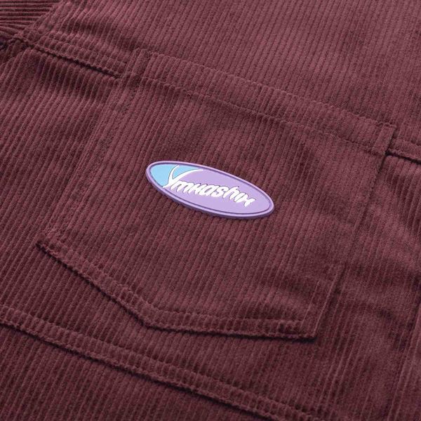 Рубашка Velvet Button бордовая - фото 5