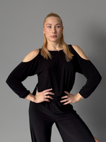 Топ для танцев с открытыми плечами