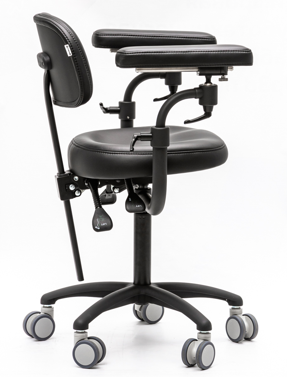 Стул микроскописта Mercury ELITE Black