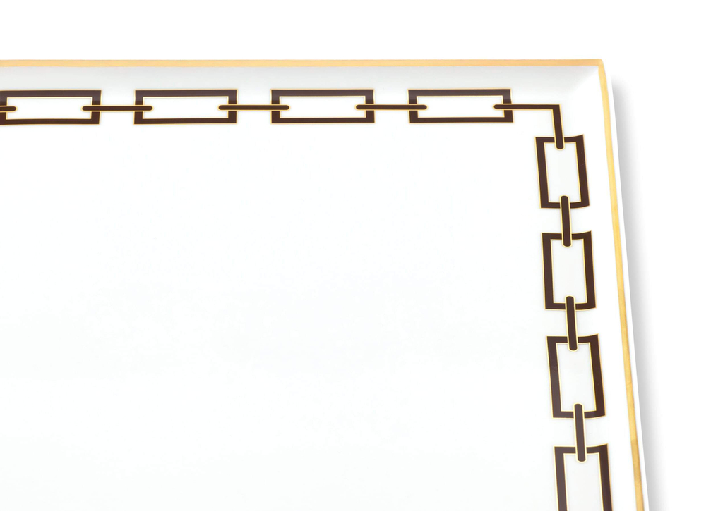 Блюдо квадратное Ricard Ginori Catene Ebano (30 см)