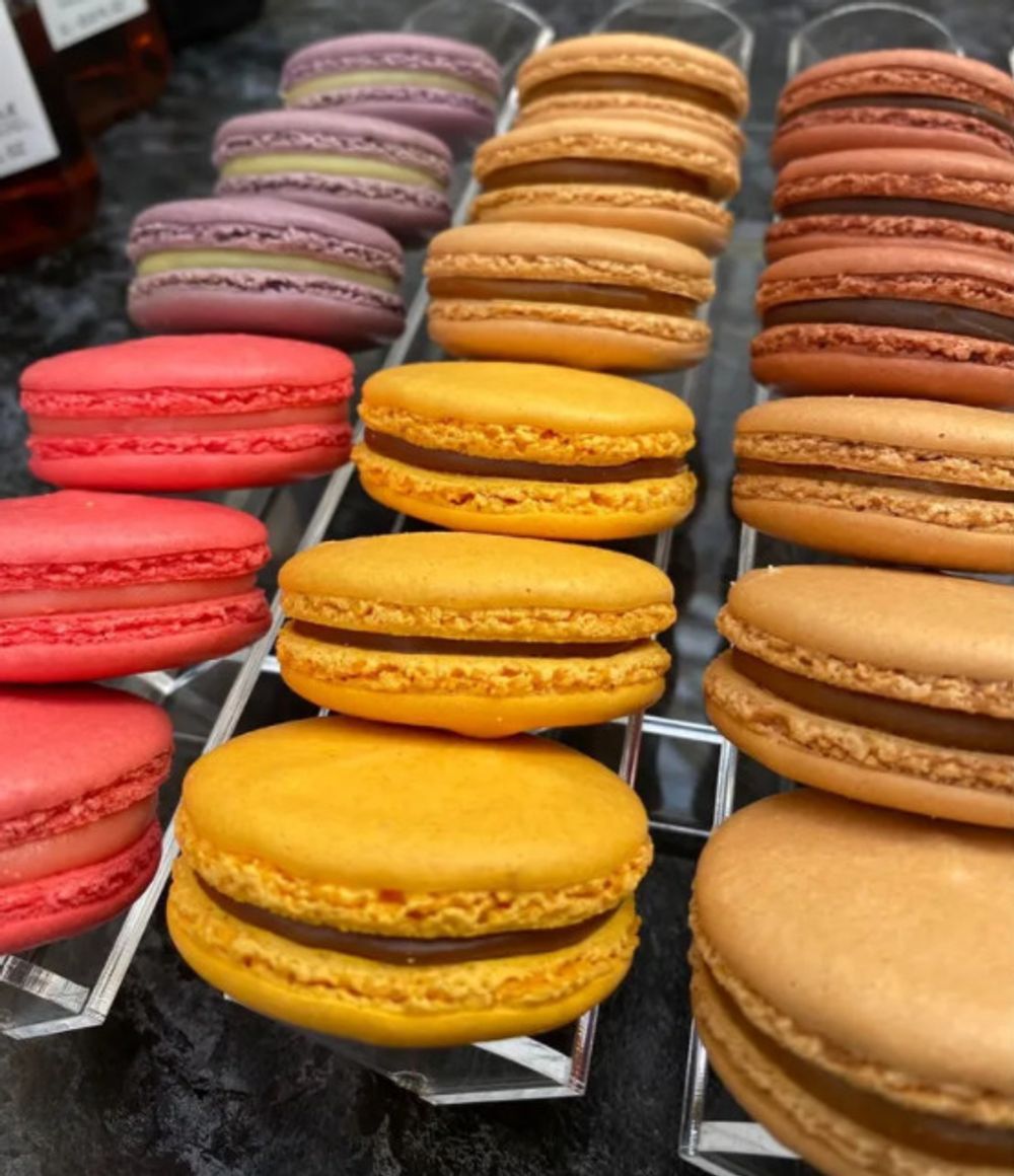 Подставка для макарун на 5 рядов , 295х300мм , прозрачное оргстекло