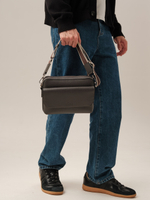 Мужская кожаная сумка Bora DBR 7113 темный лес