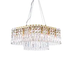 5638P/10A PLATING BRASS+CLEAR (1) Люстра NW