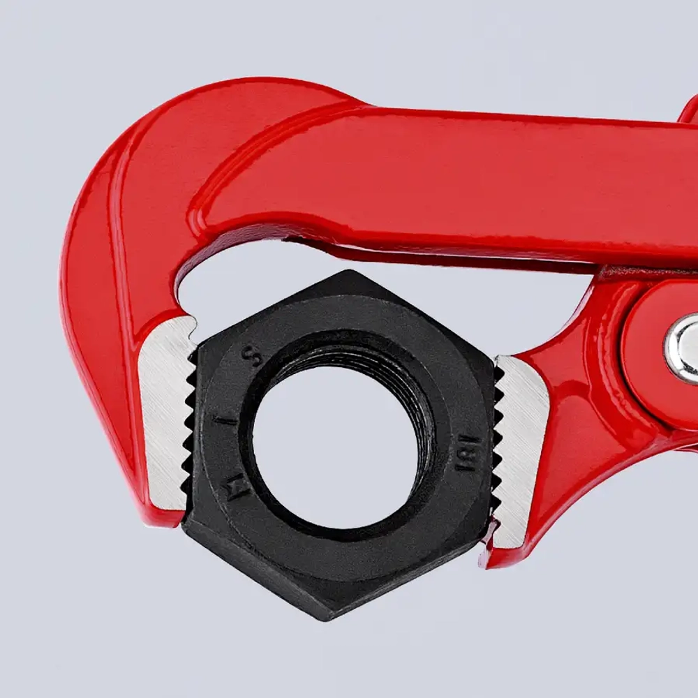 Клещи трубные 90° с красным порошковым покрытием 560 мм Knipex 83 10 020