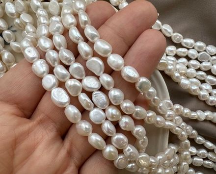 Жемчуг барочный 6мм, 4А