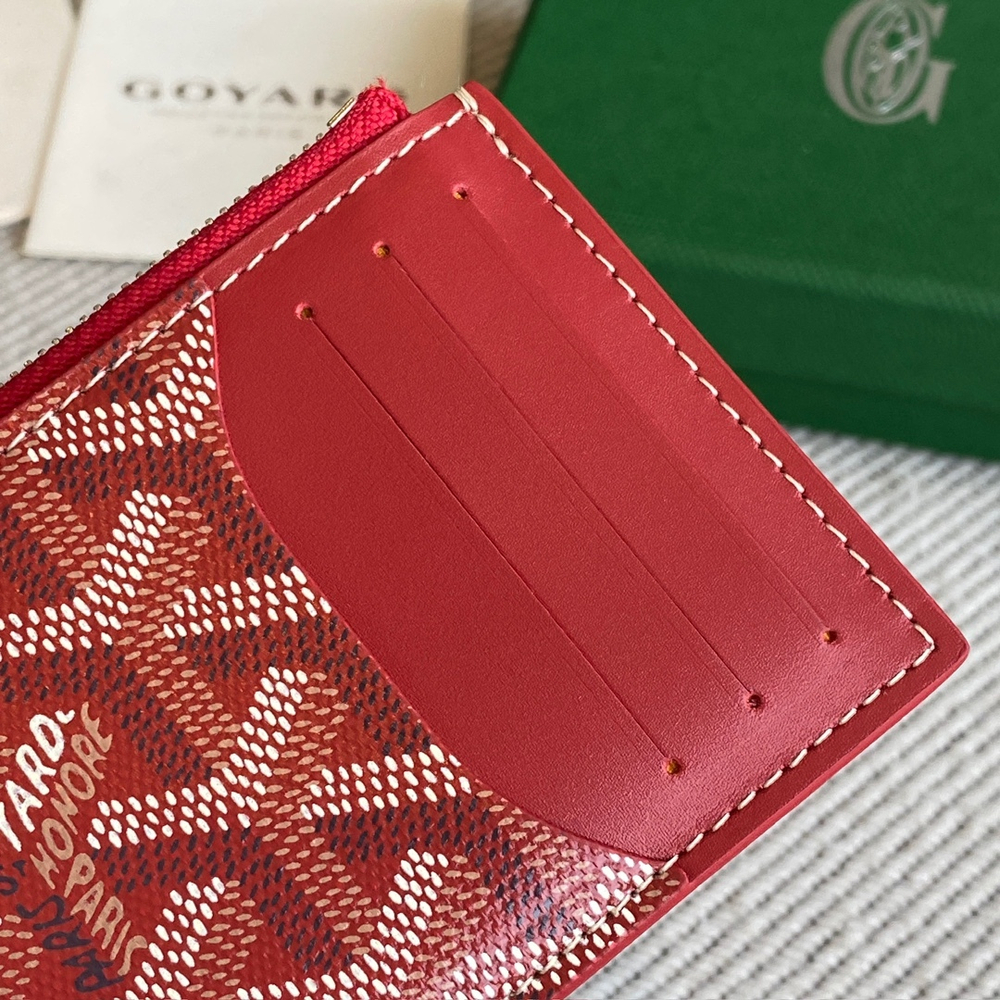 Goyard Bourbon Zipped Card Holder (11 colors)