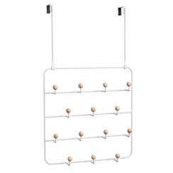 Органайзер для аксессуаров надверный estique, 20,3x10,6x32 см, белый