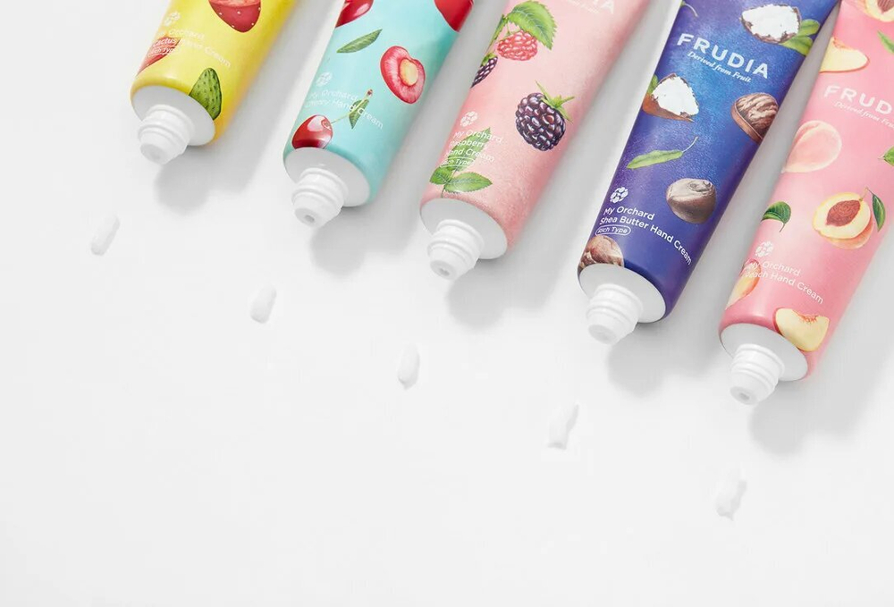 Frudia Набор кремов для рук «Фруктовая ярмарка» - My orchard hand cream set fruits market, 6 штук по 30 мл в наборе