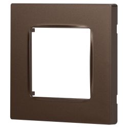 Рамка для розеток и выключателей ЭРА Серия 12 12-5201-13 на 1 пост, Классик, бронза