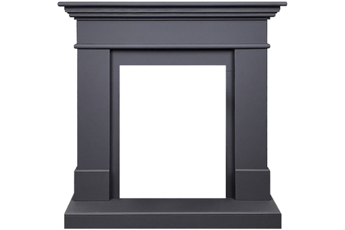 Каминокомплект California SFT (Разборный) - Серый графит с очагом Aspen Black