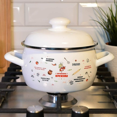 Кастрюля 2л "Правила кухни"