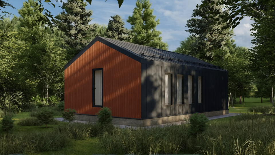 Каркас дома 6 x 10 м