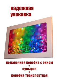 Модульная стеклянная интерьерная картина / Фотокартина на стекле / Цветные полосы, 28x40 Декор для дома, подарок