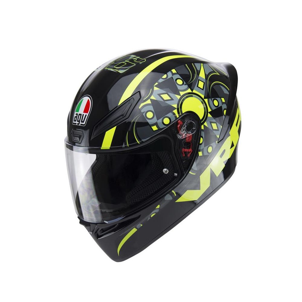 AGV K1 FLAVUM 46 Multi PLK Black/red